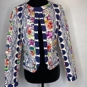 ISANI Size 4 Quilted BOHO CROPPED JACKET